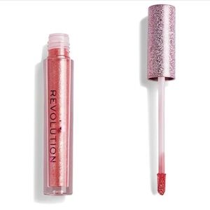 Halo - Metallic Angel Heart Lip Gloss Halo, Makeup Revolution